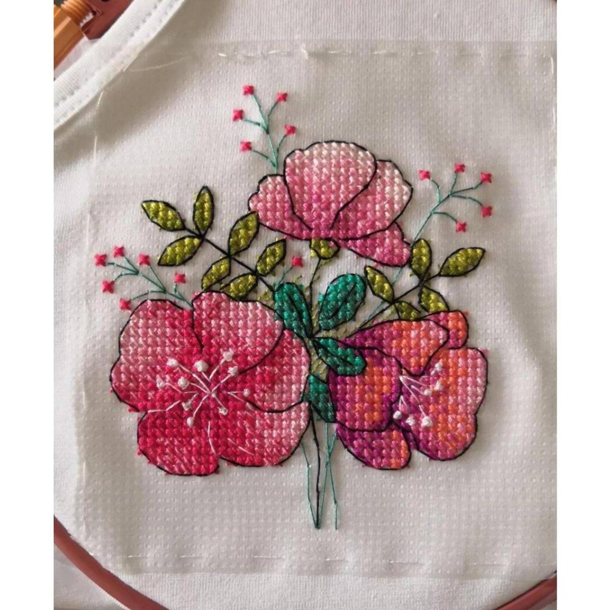 MP Studia Scarlet Charm Cross Stitch Kit
